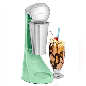 Nostalgia Two-Speed Electric Milkshake Maker and Drink Mixer